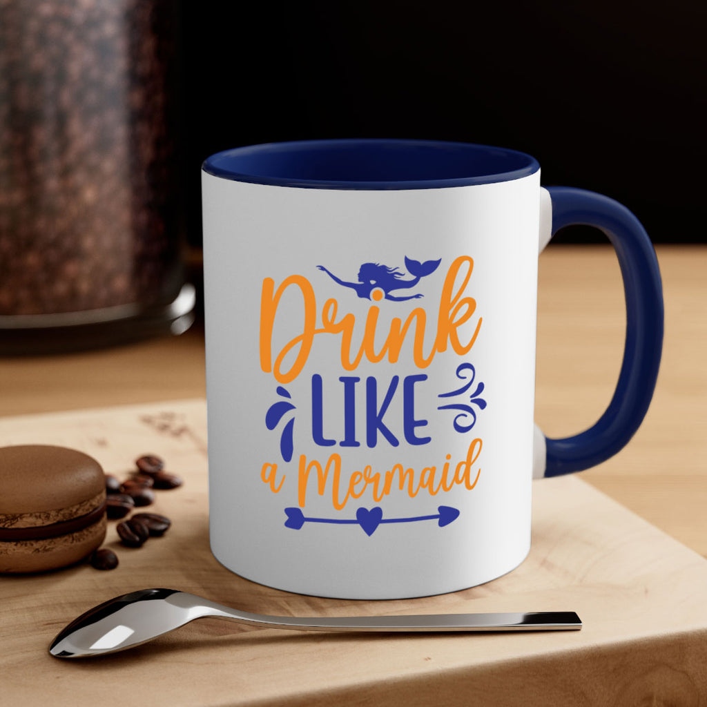 Drink Like a Mermaid 137#- mermaid-Mug / Coffee Cup