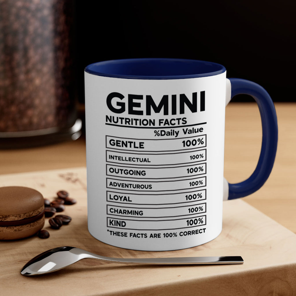 Gemini Nutrition Facts 220#- zodiac-Mug / Coffee Cup