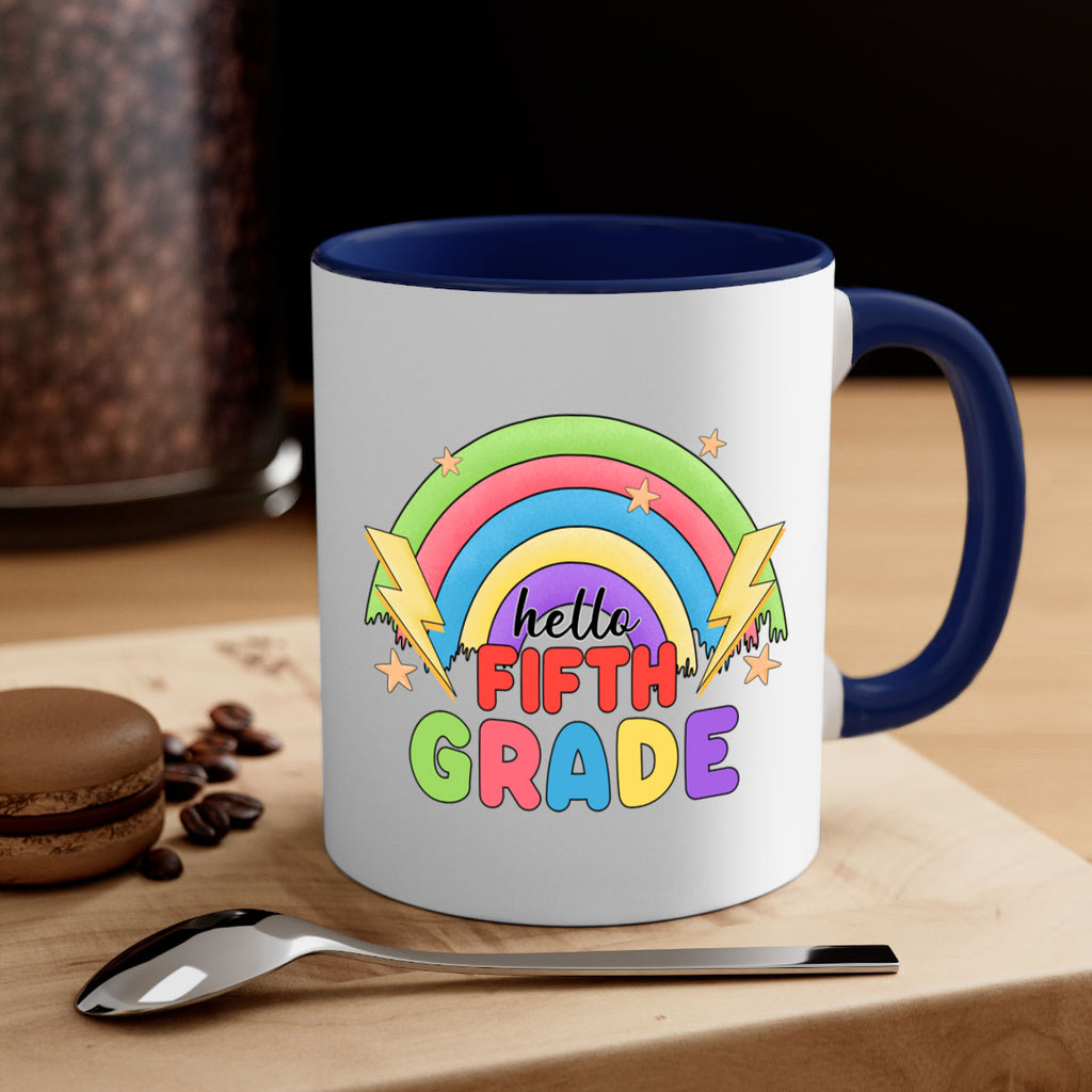 Hello 5th Grade Rainbow 14#- 5th grade-Mug / Coffee Cup