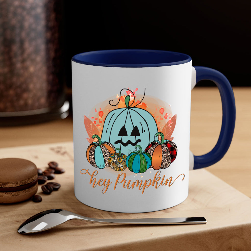 Hey Pumpkin 302#- fall-Mug / Coffee Cup