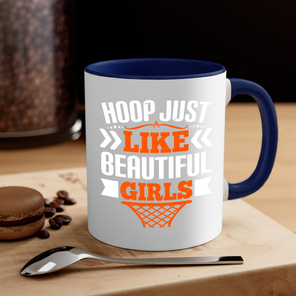 Hoop just like beautiful girls 2288#- basketball-Mug / Coffee Cup