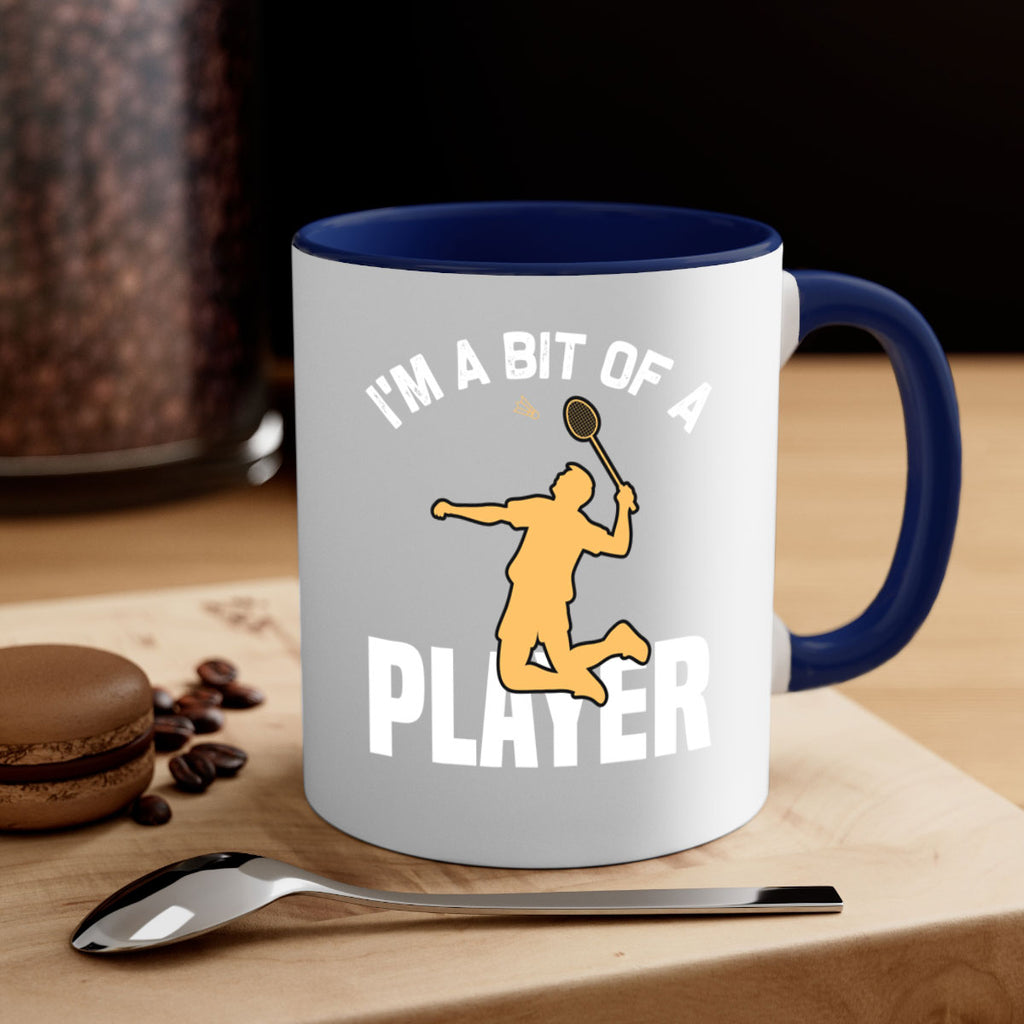 Im a bit 1071#- badminton-Mug / Coffee Cup
