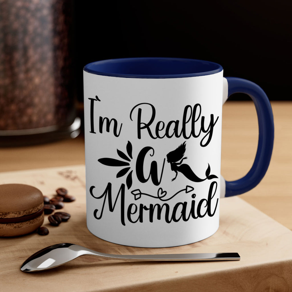 Im really a mermaid 261#- mermaid-Mug / Coffee Cup