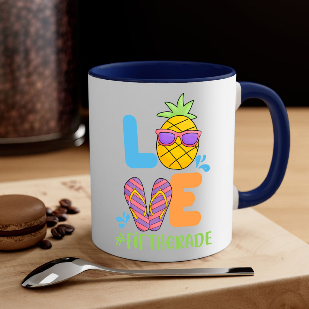 LOVE 5th Grade Summer Pineapple 19#- 5th grade-Mug / Coffee Cup