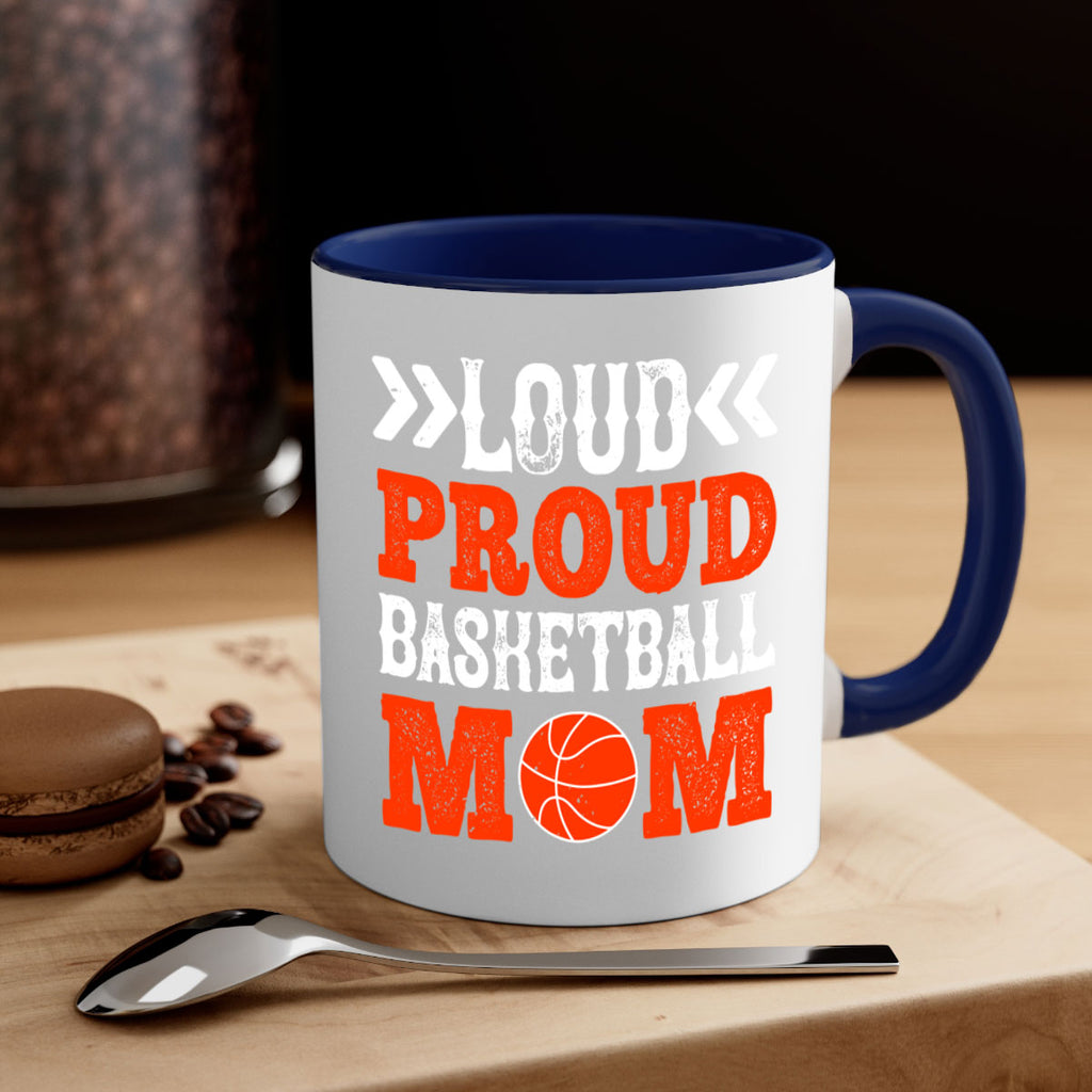 Loud proud basketball mom 741#- basketball-Mug / Coffee Cup
