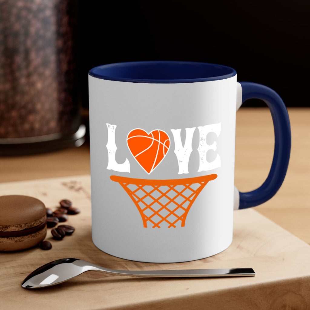 Love 704#- basketball-Mug / Coffee Cup