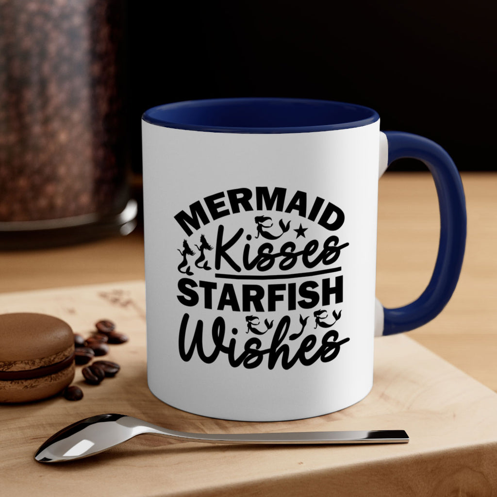 Mermaid Kisses Starfish Wishes 424#- mermaid-Mug / Coffee Cup