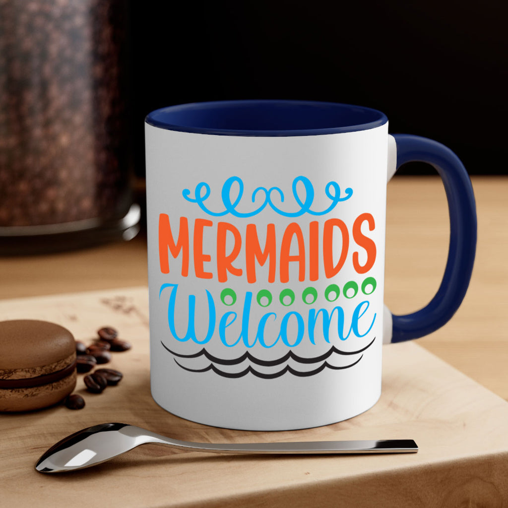 Mermaids Welcome 497#- mermaid-Mug / Coffee Cup