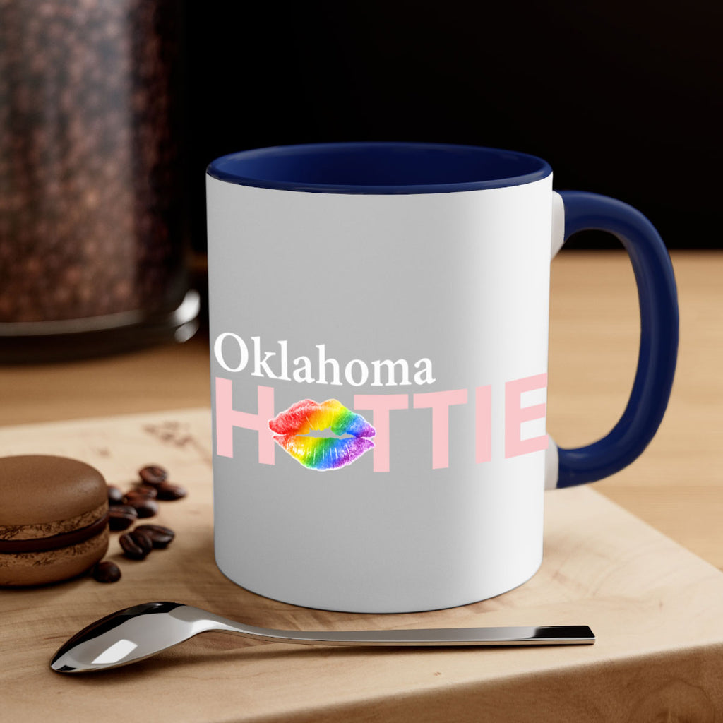 Oklahoma Hottie with rainbow lips 87#- Hottie Collection-Mug / Coffee Cup
