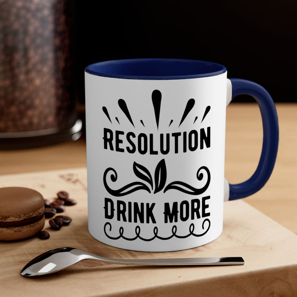 Resolution Drink More 348#- winter-Mug / Coffee Cup
