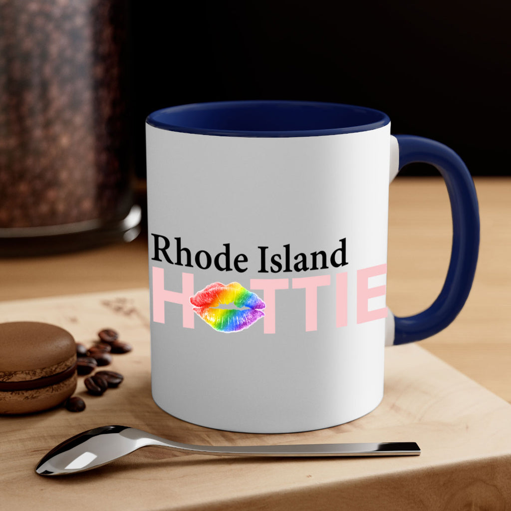 Rhode Island Hottie with rainbow lips 39#- Hottie Collection-Mug / Coffee Cup