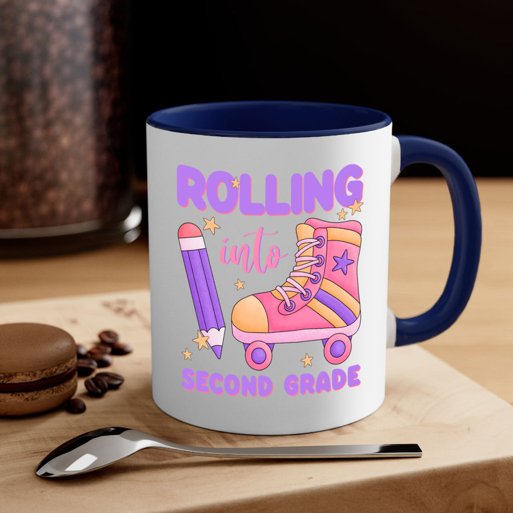 Rolling into 2nd Grade 24#- second grade-Mug / Coffee Cup