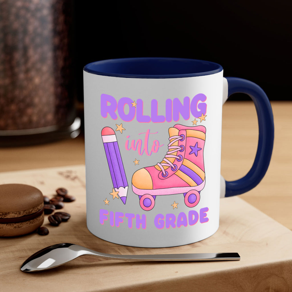 Rolling into 5th Grade 26#- 5th grade-Mug / Coffee Cup