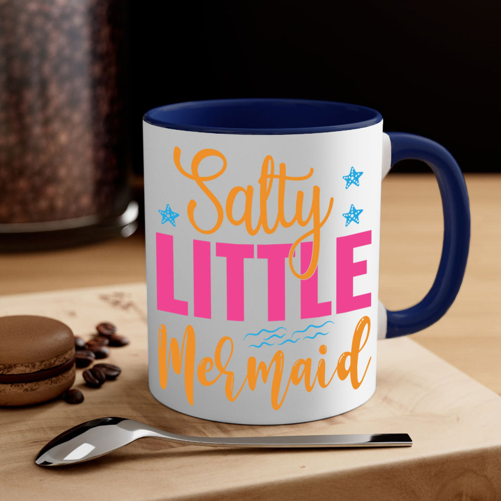 Salty Little Mermaid Design 574#- mermaid-Mug / Coffee Cup