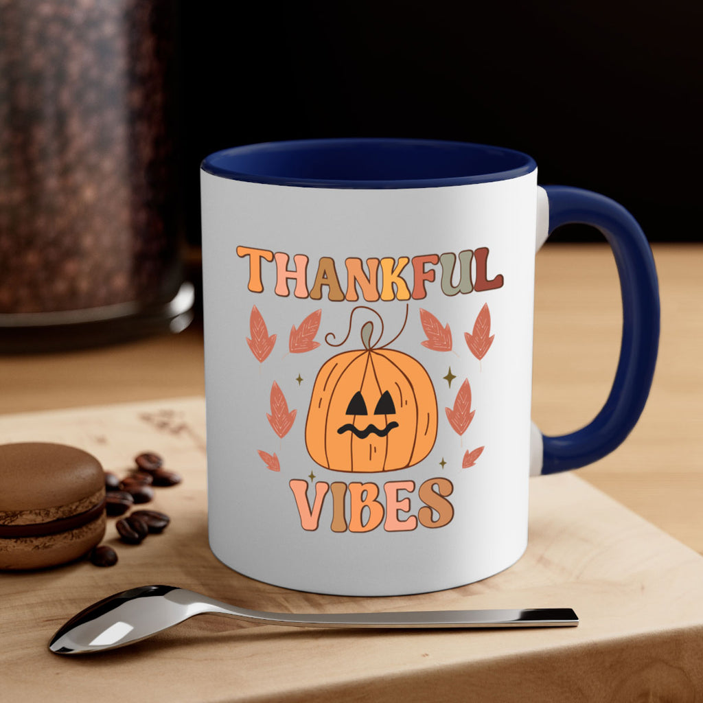 Thankful Vibes 607#- fall-Mug / Coffee Cup