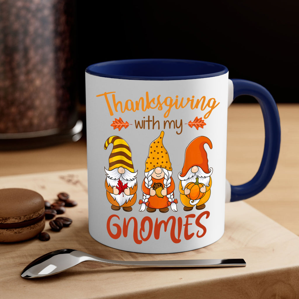 ThanksgivingWithGnomiesFall 610#- fall-Mug / Coffee Cup