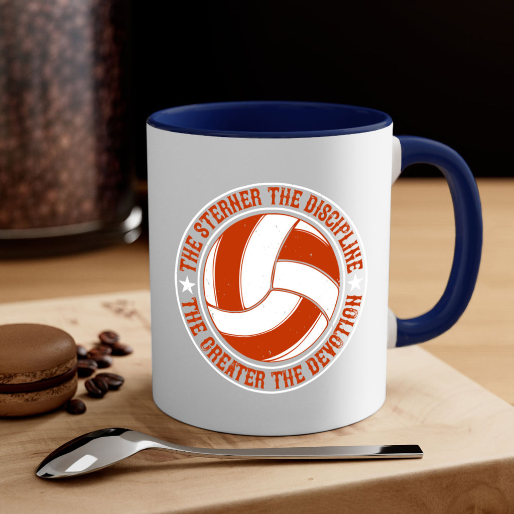 The sterner the discipline the greater the devotion Style 176#- volleyball-Mug / Coffee Cup