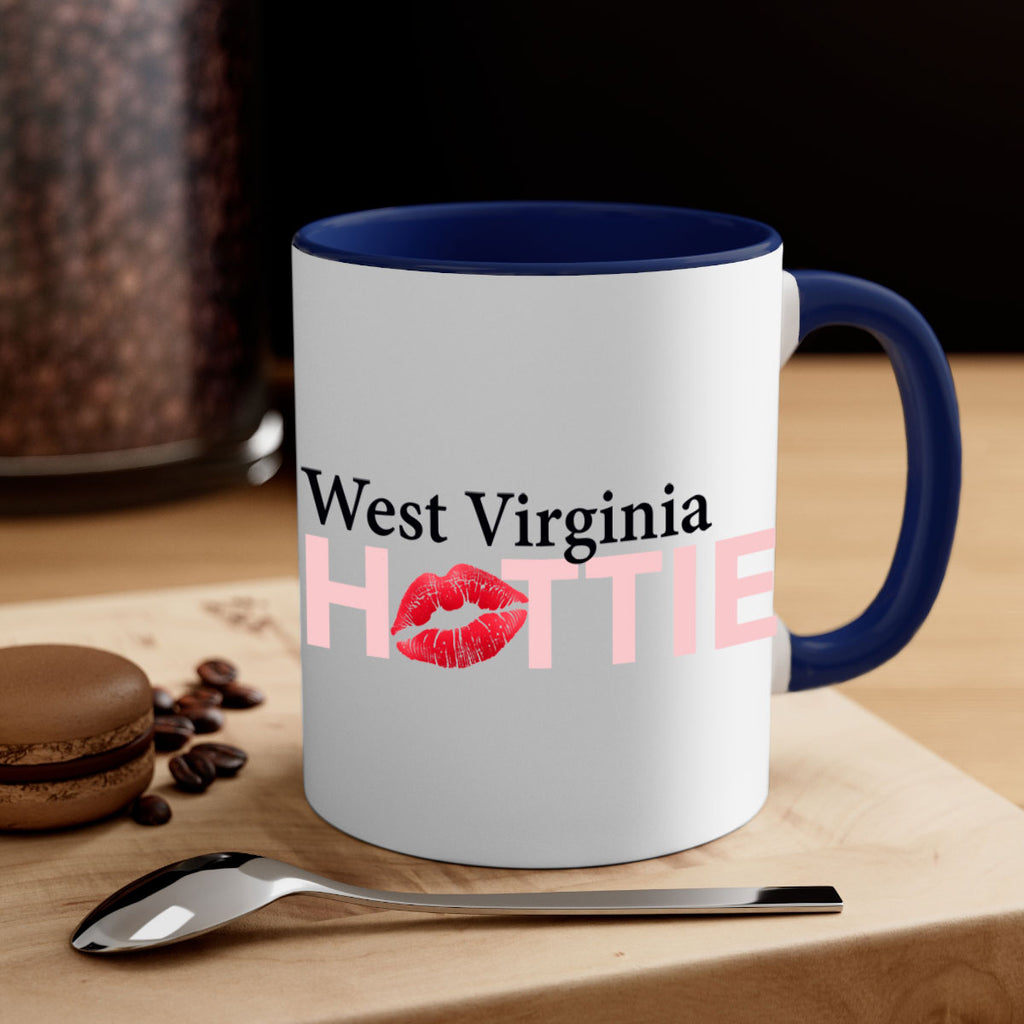 West Virginia Hottie With Red Lips 48#- Hottie Collection-Mug / Coffee Cup