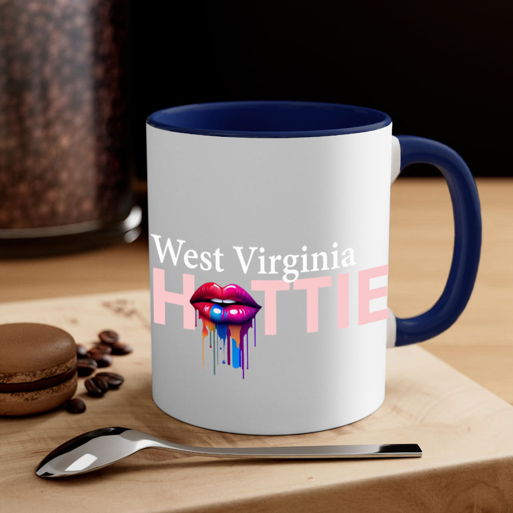 West Virginia Hottie with dripping lips 122#- Hottie Collection-Mug / Coffee Cup