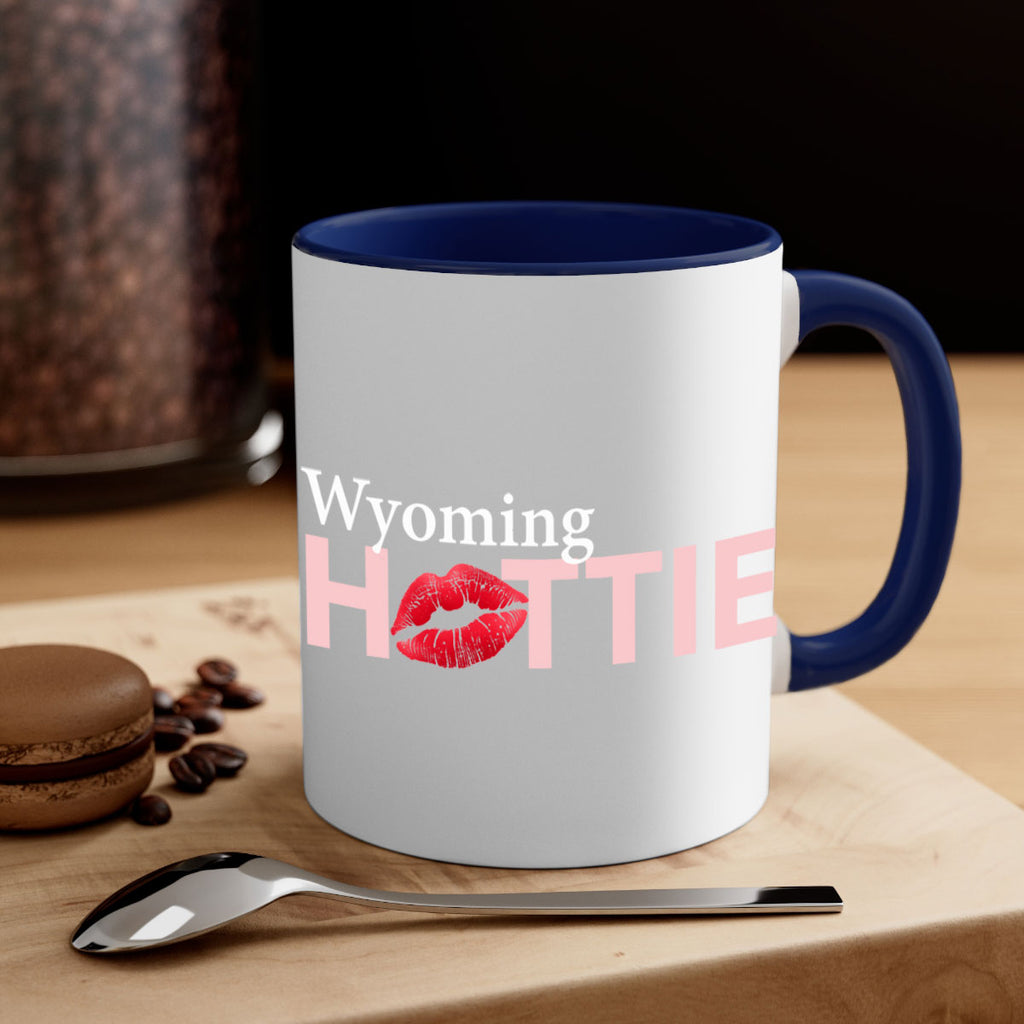 Wyoming Hottie With Red Lips 104#- Hottie Collection-Mug / Coffee Cup