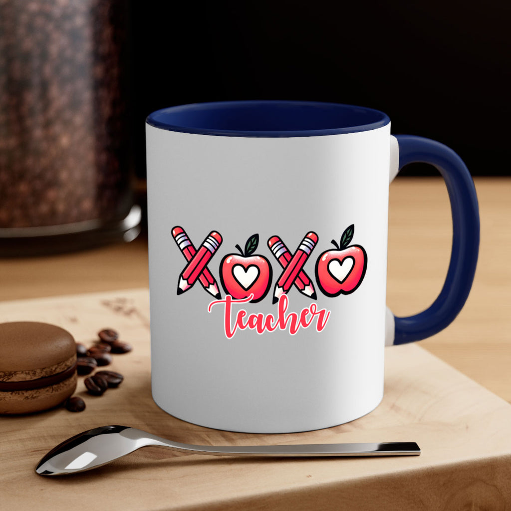 XOXO Teacher Apple Valentine 20#- teacher-Mug / Coffee Cup