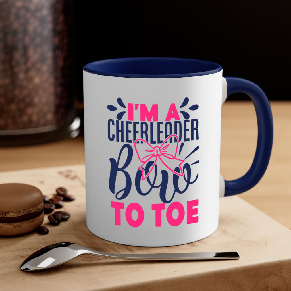 im a cheerleader bow to toe 1742#- cheer-Mug / Coffee Cup
