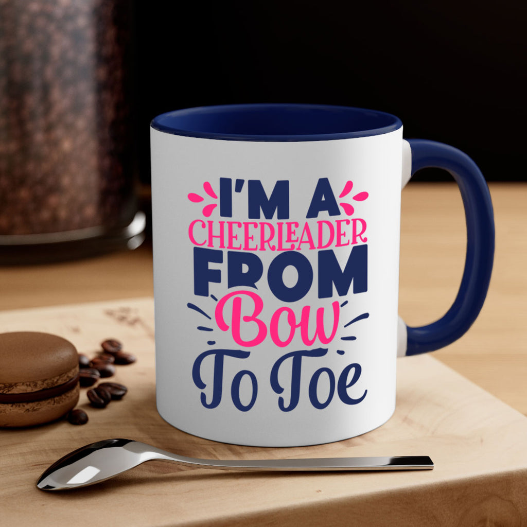 im a cheerleader bow to toe 1743#- cheer-Mug / Coffee Cup