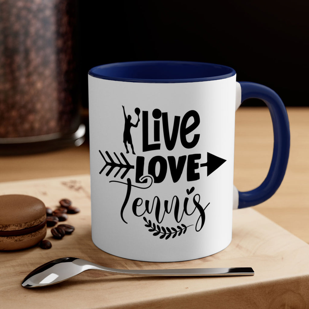 live love Tennis 819#- tennis-Mug / Coffee Cup
