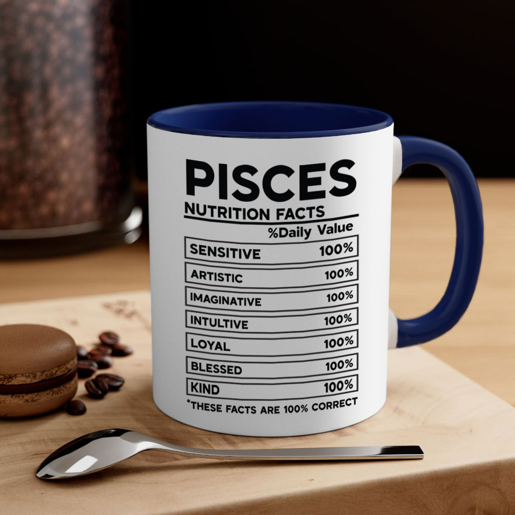 pisces Nutrition Facts 367#- zodiac-Mug / Coffee Cup
