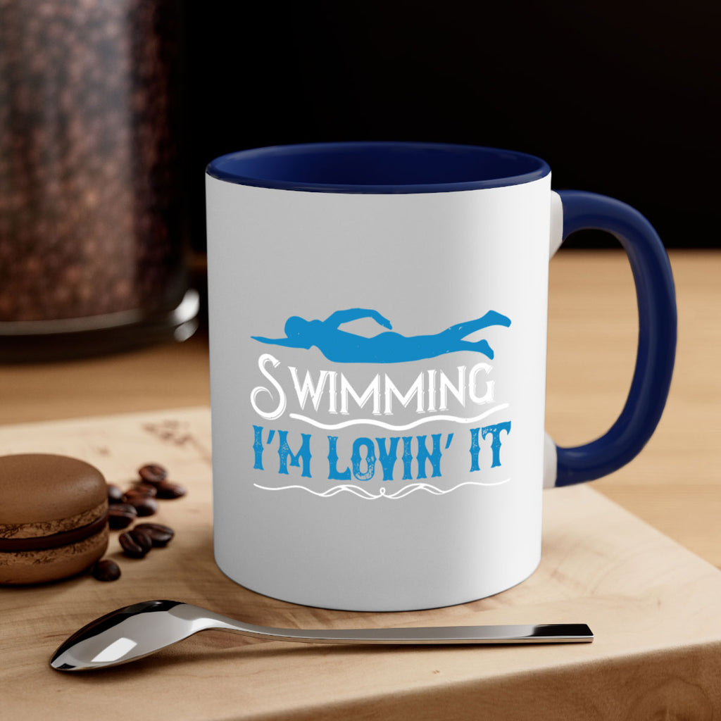 swimming I’m lovin’ it 376#- swimming-Mug / Coffee Cup