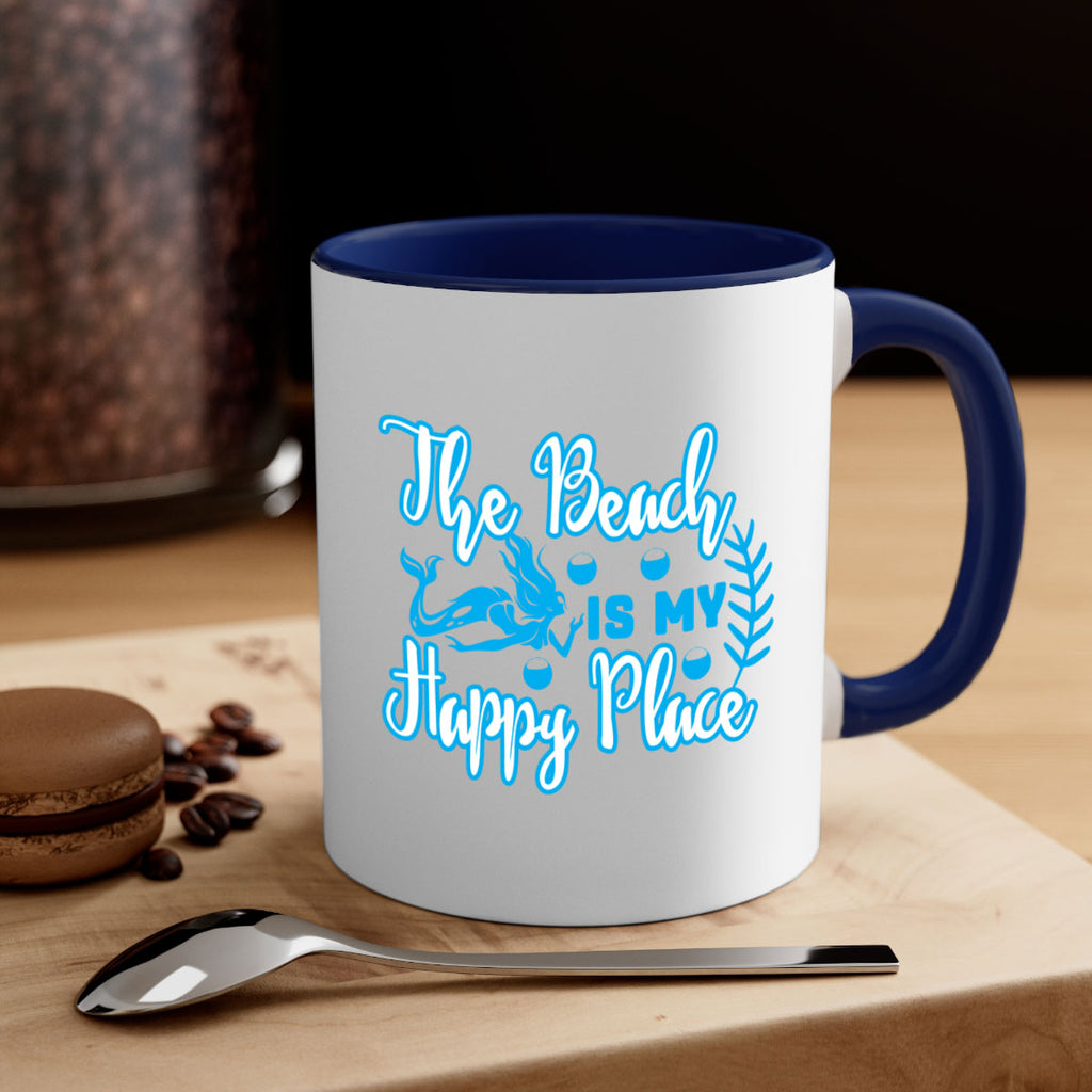 the beach is my happy place 627#- mermaid-Mug / Coffee Cup