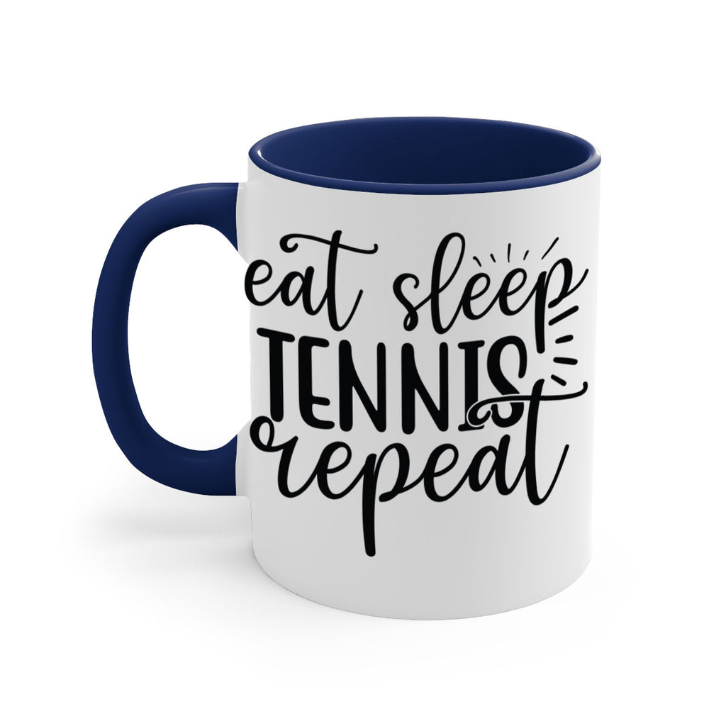 Eat sleep Tennis repeat 1293#- tennis-Mug / Coffee Cup