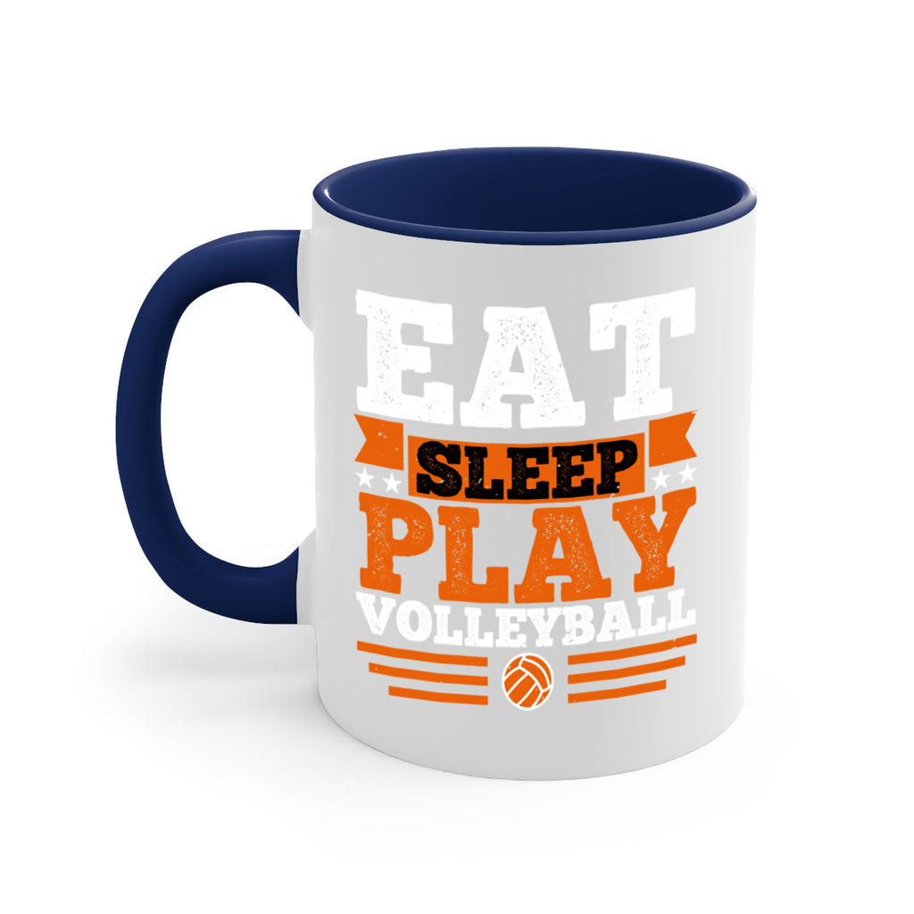 Eat sleep play volleyball 1287#- basketball-Mug / Coffee Cup