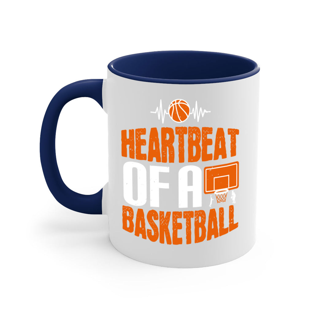 Heartbeat of a basketball 2299#- basketball-Mug / Coffee Cup