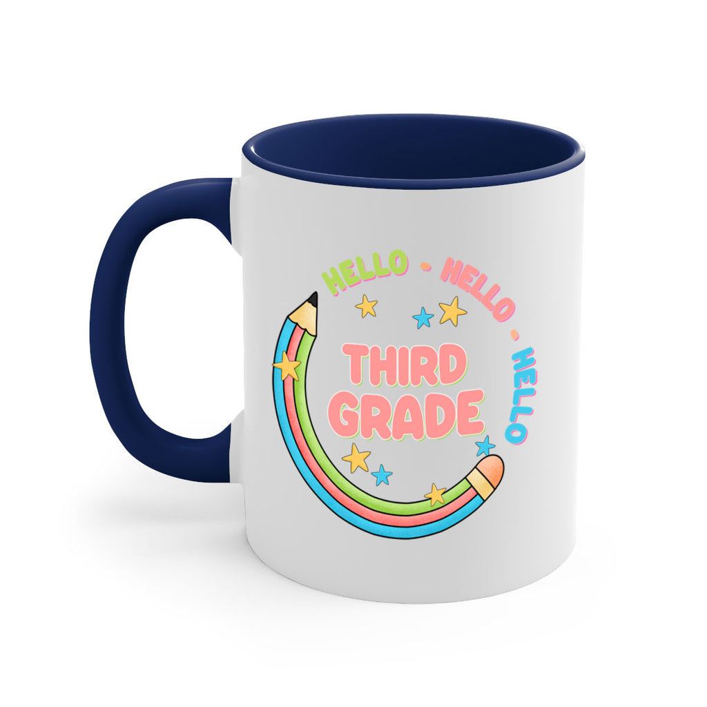 Hello 3rd Grade Pencil 10#- Third Grade-Mug / Coffee Cup