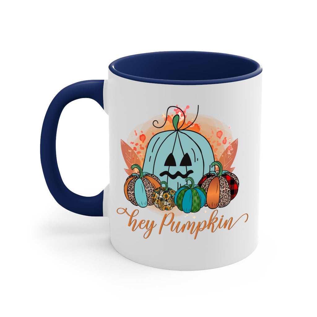Hey Pumpkin 302#- fall-Mug / Coffee Cup