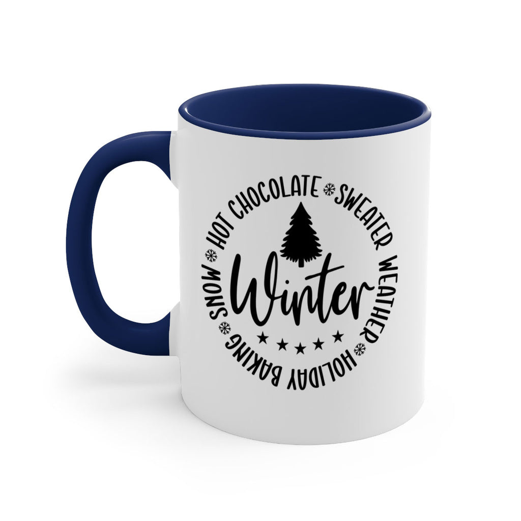 Hot Chocolate Sweater Weather Holiday Baking Snows196#- winter-Mug / Coffee Cup