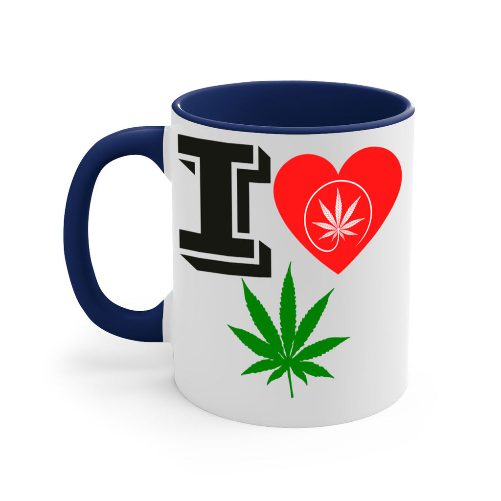 I love Cannabis heart 126#- marijuana-Mug / Coffee Cup