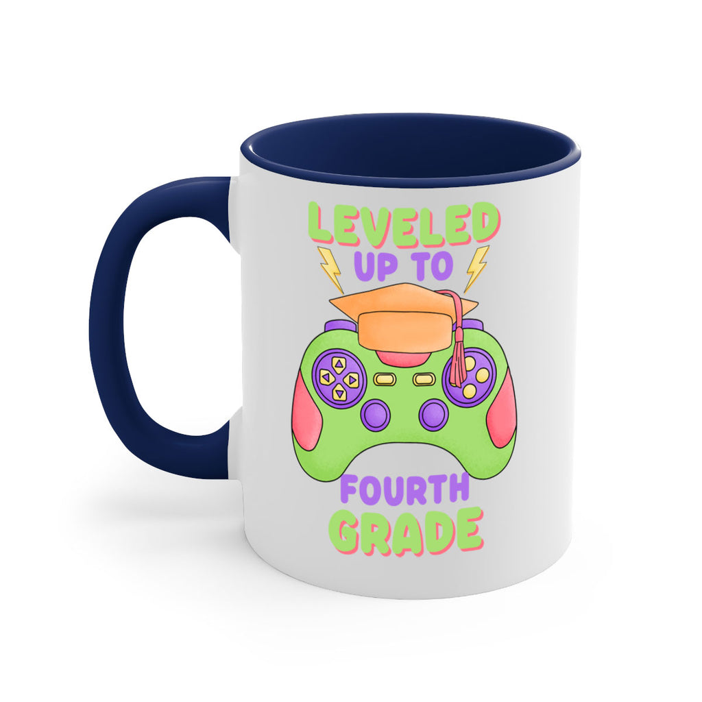 Leveled up to 4th Grade 16#- 4th grade-Mug / Coffee Cup