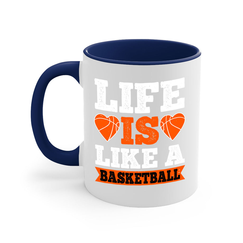 Life is like a basketball 2042#- basketball-Mug / Coffee Cup