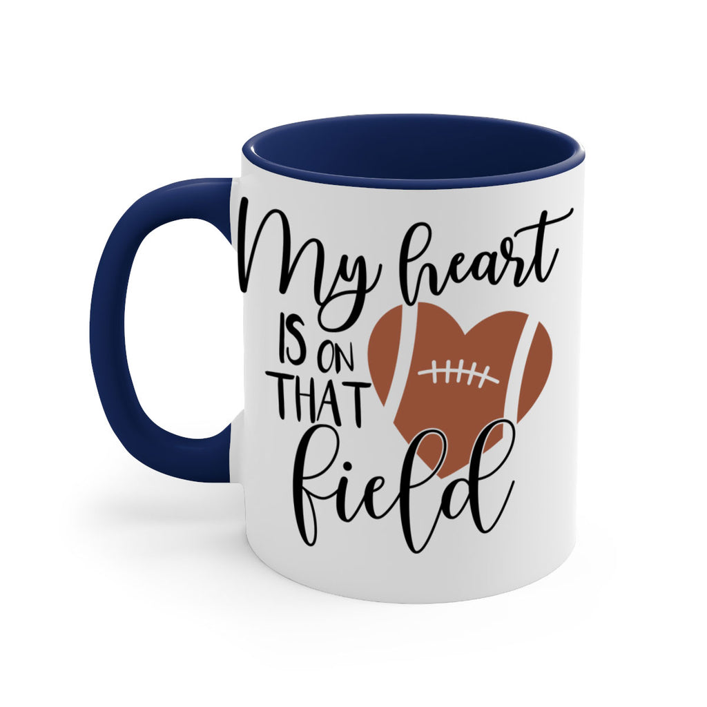 My heart is on that field 639#- football-Mug / Coffee Cup