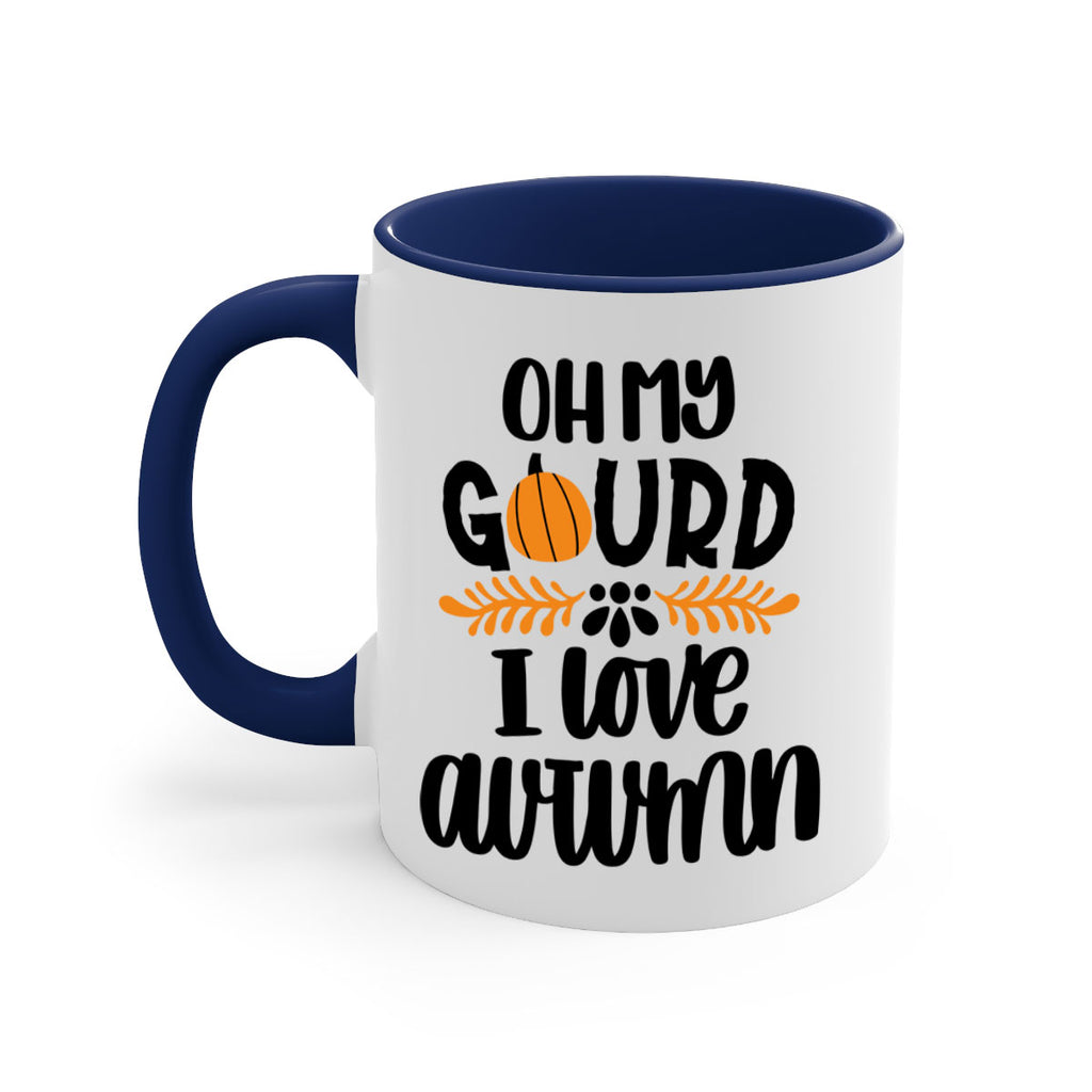 Oh My Gourd I Love Autumn 504#- fall-Mug / Coffee Cup