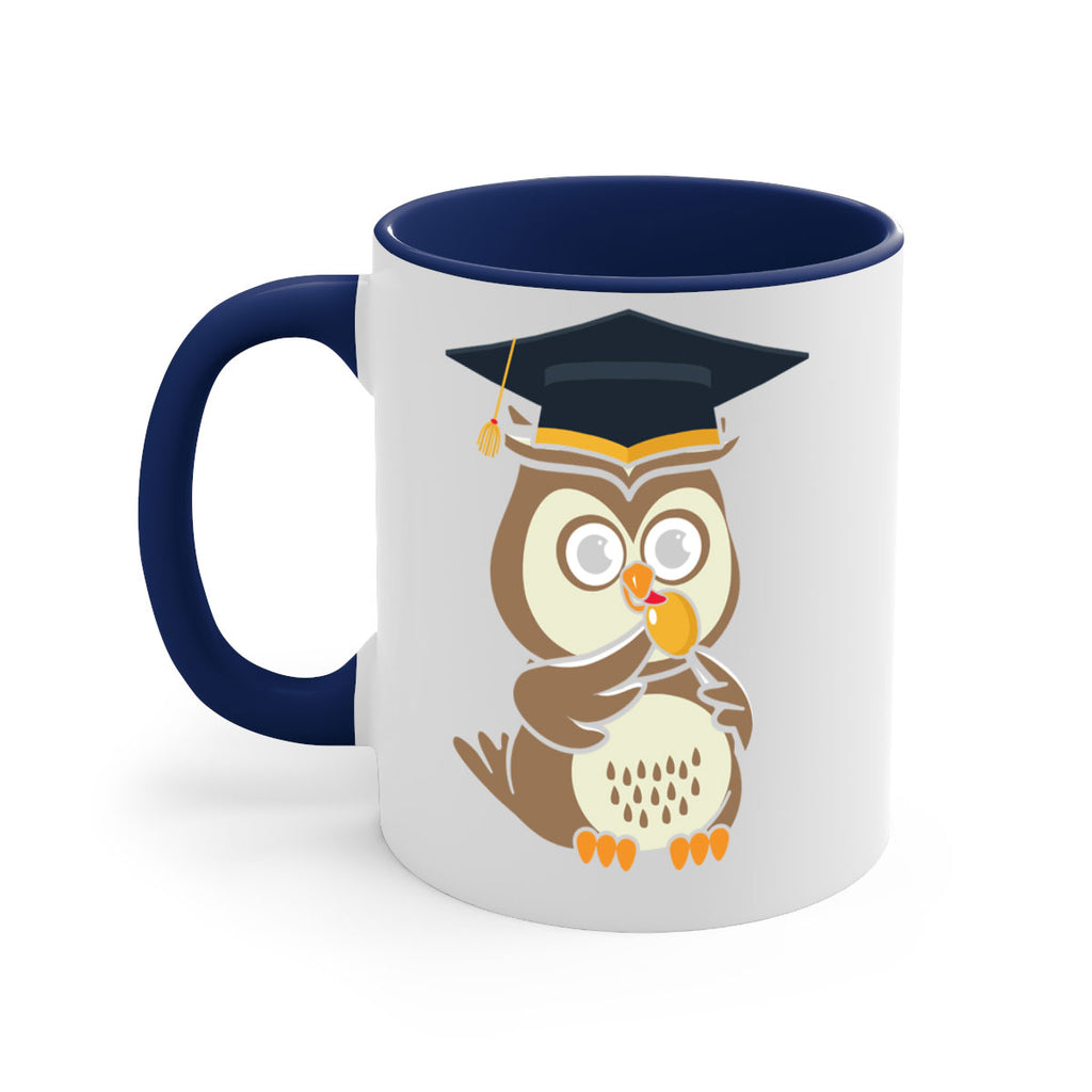 Profesor Owl Licks Candy A TurtleRabbit 17#- owl-Mug / Coffee Cup