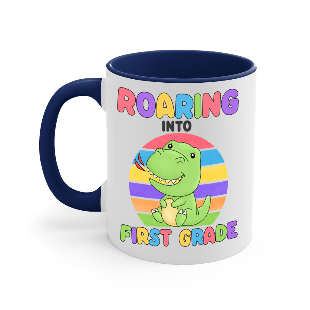 Roaring to 1st Grade Trex 2#- First Grade-Mug / Coffee Cup