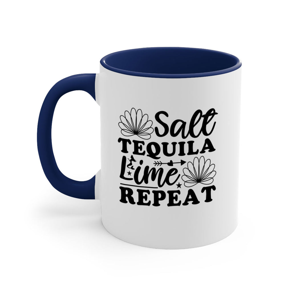 Salt Tequila Lime Repeat 557#- mermaid-Mug / Coffee Cup