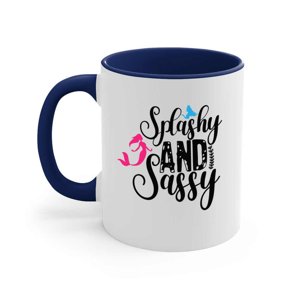 Splashy and Sassy 624#- mermaid-Mug / Coffee Cup