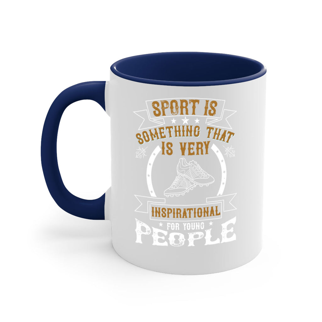 Sport is something that is very inspirational for young people 432#- soccer-Mug / Coffee Cup
