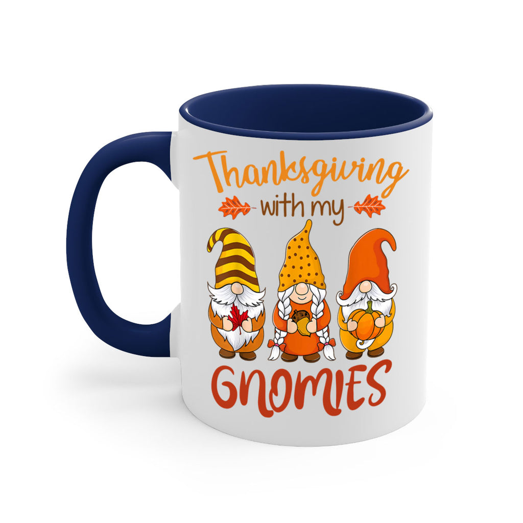 ThanksgivingWithGnomiesFall 610#- fall-Mug / Coffee Cup