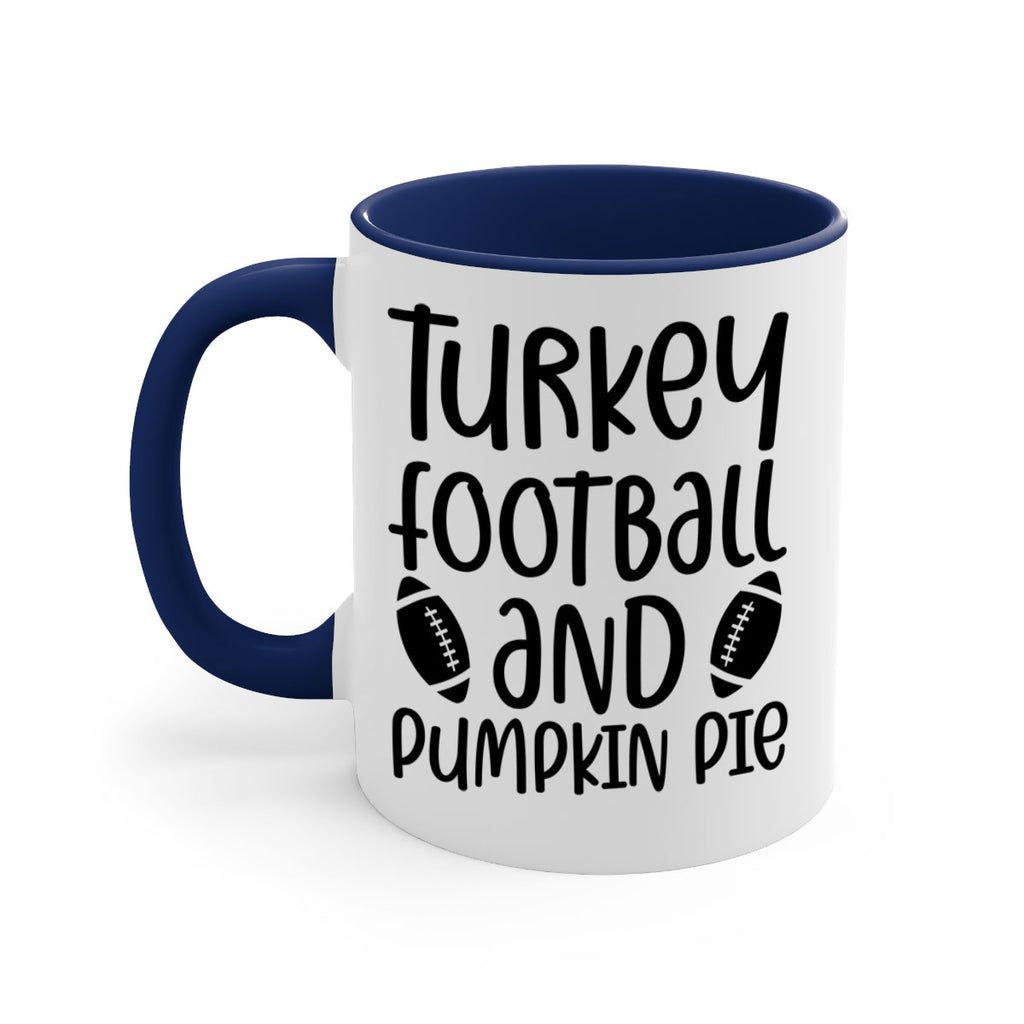 Turkey Football And Pumpkin Pie 622#- fall-Mug / Coffee Cup