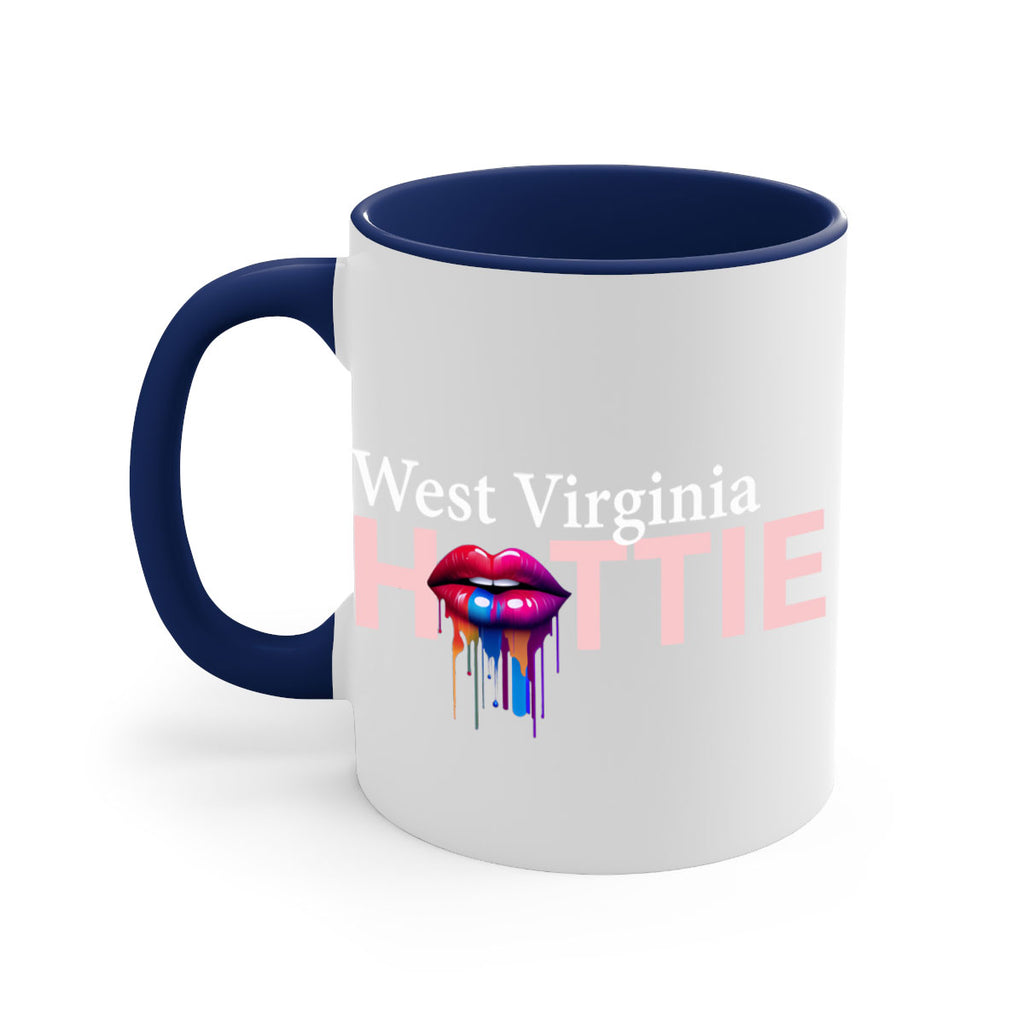 West Virginia Hottie with dripping lips 122#- Hottie Collection-Mug / Coffee Cup